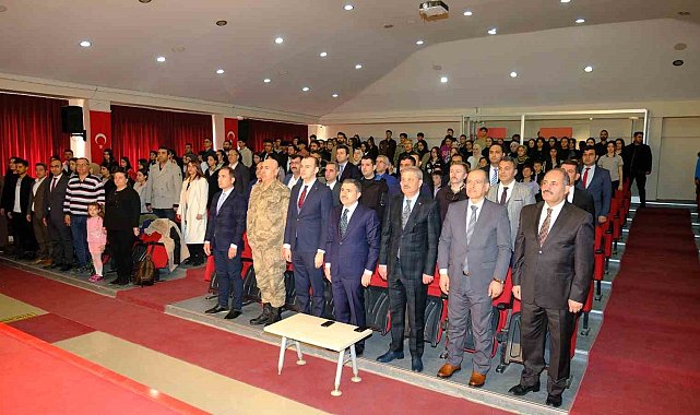 Şırnak'ta 'İstiklal Marşının Kabulü ve Mehmet Akif Ersoy'u Anma Günü' programı
