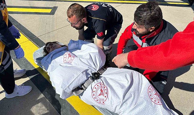 Şırnak'ta 7 aylık hamile kadın ambulans helikopterle Diyarbakır'a sevk edildi