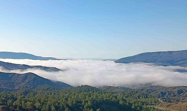 Sis nedeniyle kartpostallık görüntüler oluştu