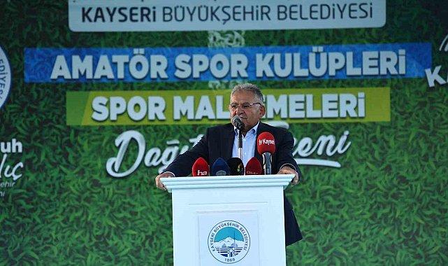 Sporcunun dostu başkandan amatör spor kulüplerine destek sürüyor