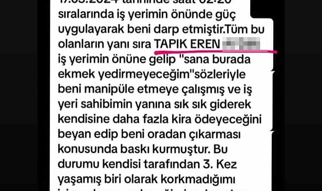 Sucuk ekmek dükkanı açan kadın, muhtar ve oğlu tarafından tehdit edildi