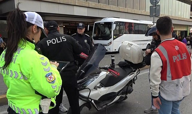 Taksim'de helikopter destekli huzur uygulaması yapıldı