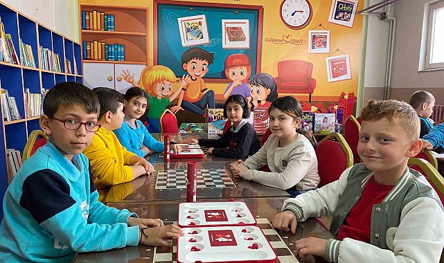 Tavşantepe İlkokulu'na akıl ve zeka oyunları sınıfı kazandırıldı