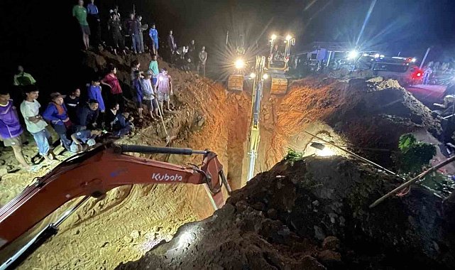 Tayland'da define avcısı göçük altında kalarak öldü
