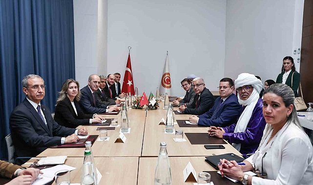 TBMM Başkanı Kurtulmuş, Cezayir Ulusal Halk Meclisi Başkanı Boughali ile görüştü