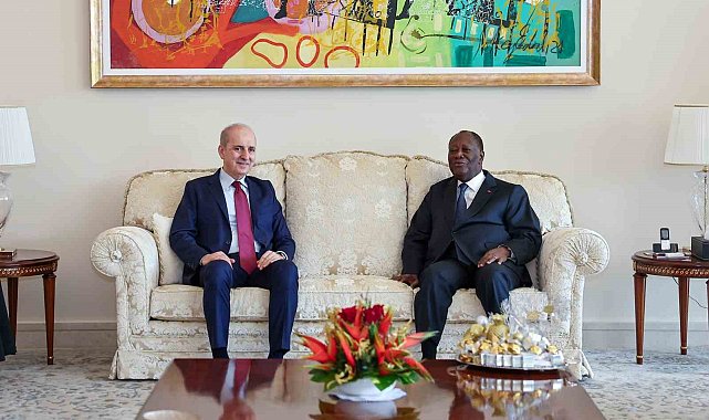 TBMM Başkanı Kurtulmuş, Fildişi Sahili Devlet Başkanı Outtara ile görüştü