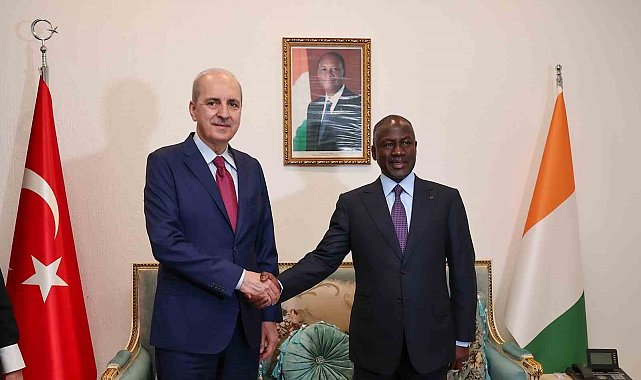 TBMM Başkanı Kurtulmuş, Fildişi Sahili Ulusal Meclis Başkanı Bictogo ile görüştü