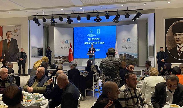 TBMM Başkanı Numan Kurtulmuş iftarda Darülaceze'de yaşlılarla bir araya geldi
