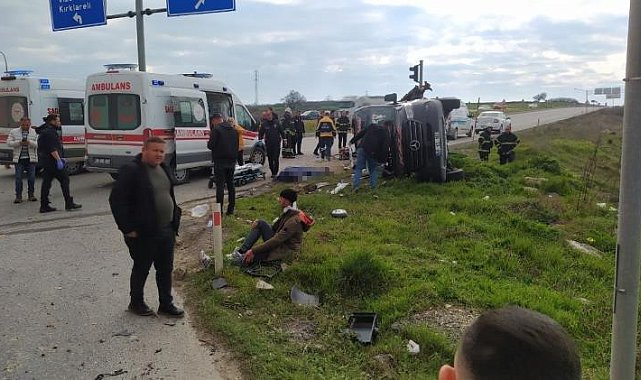 Tekirdağ'da 5 kişinin öldüğü feci kazada sürücüler tutuklandı