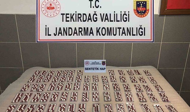 Tekirdağ'da uyuşturucu ve silah operasyonu
