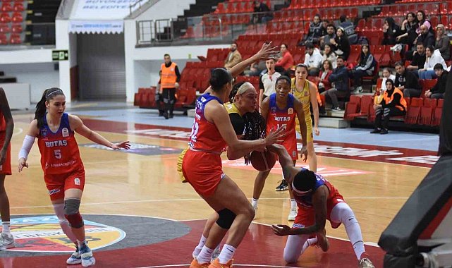 TKBL: Melikgazi Kayseri Basketbol:75 - BOTAŞ: 80