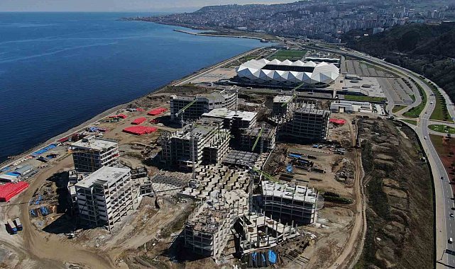 Trabzon Şehir Hastanesi&#039;nin kaba inşaatı tamamlandı