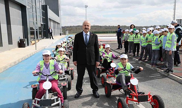 Trafik Eğitim Parkı'nda ilk ders