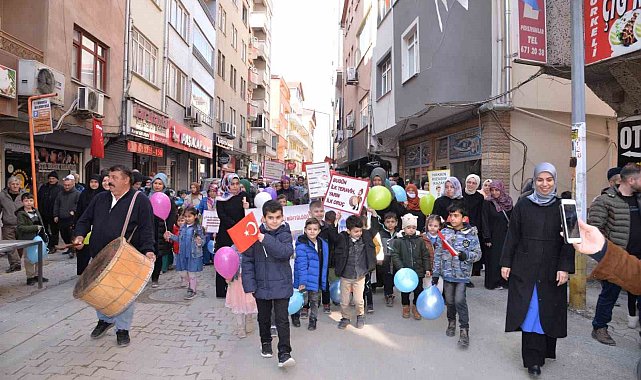 Türkeli'de "Ramazan Karşılama Yürüyüşü"