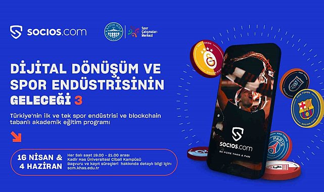 Türkiye'nin ilk ve tek spor & blockchain eğitimi başlıyor