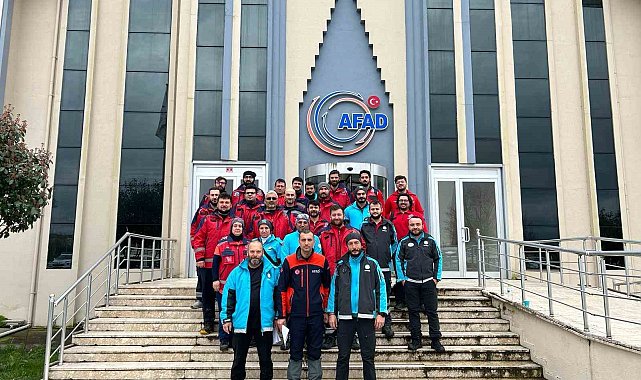 UMKE personeline kurtarma eğitimi