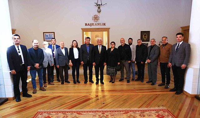Üretim Kooperatiflerinden Başkan Gürün'e teşekkür ziyareti