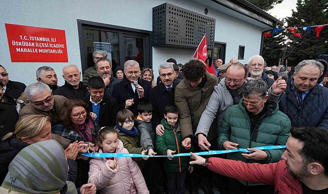 Üsküdar'da İcadiye Mahallesi Muhtarlığı yenilendi