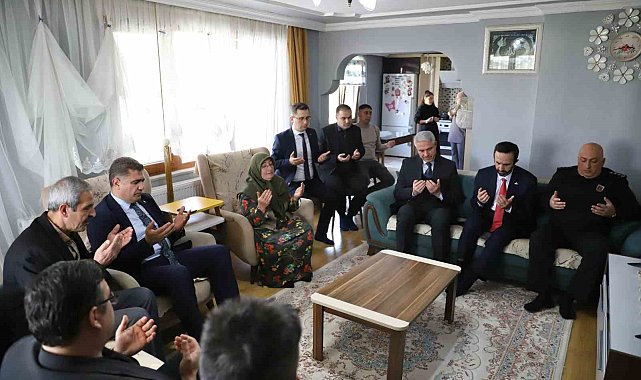Vali Aslan şehit yakınları ve gazileri yalnız bırakmıyor