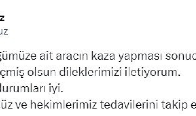 Vali Yavuz, kaza yapan polislerin sağlık durumlarının iyi olduğunu açıkladı