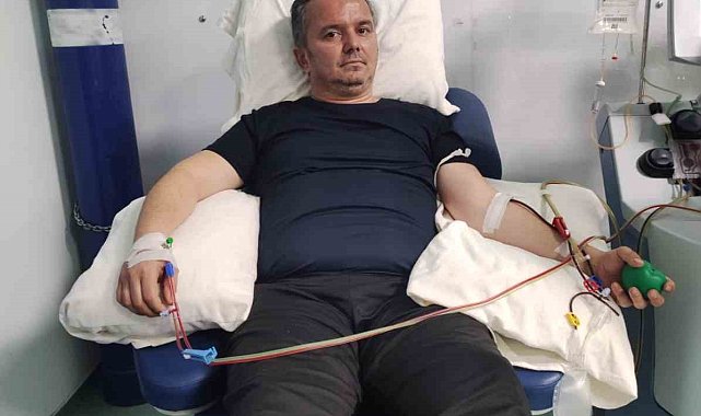 Verdiği bir kan sonrası bir hastaya umut oldu