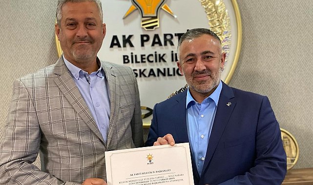 Vezirhan AK Parti Belde Başkanı Erkan Eren oldu