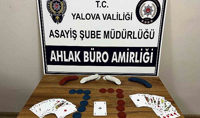 Yalova'da 19 kişiye 122 bin lira kumar cezası