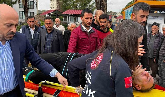 Yaralıya ilk müdahale doktor belediye başkan adayından