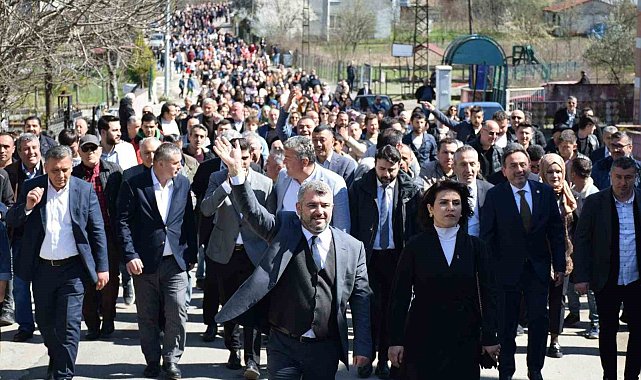 Yenice Karakaş'ı başkan gibi ağırlıyor