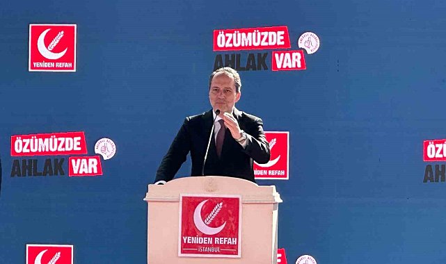 Yeniden Refah Partisi Genel Başkanı Erbakan: "İstanbul'a heykelci belediyecilik yakışmaz"