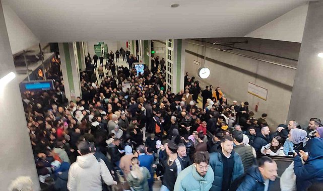 Yenikapı-Kirazlı metro hattında arıza nedeniyle seferler durdu