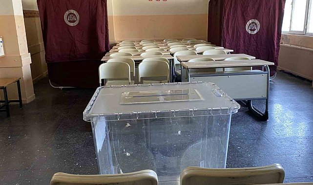 Yerel seçimler için sandıklar kuruldu