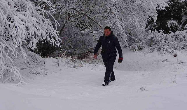 Yozgat'ta kar yağışı etkili oldu