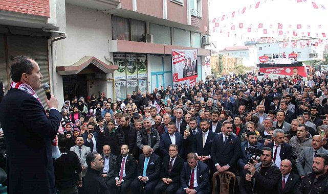 YRP Genel Başkanı Erbakan: "Adım adım iktidara yürüyoruz"