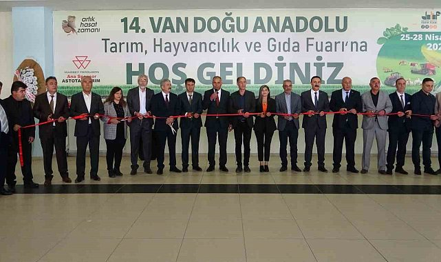 14. Van Doğu Anadolu Tarım Hayvancılık ve Gıda Fuarı kapılarını açtı