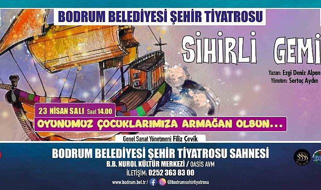 23 Nisan'da çocuklara özel ücretsiz tiyatro