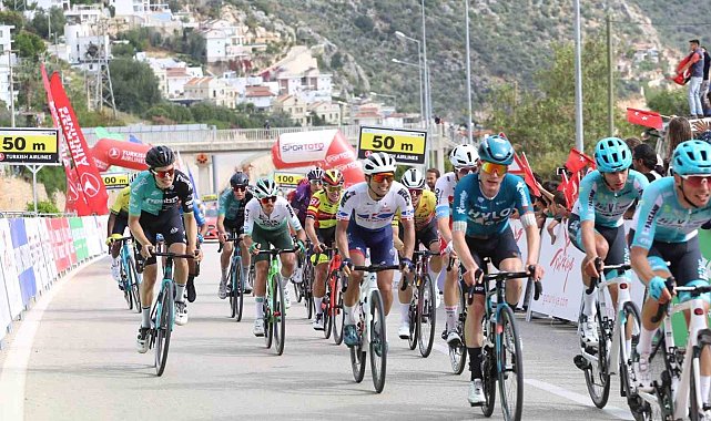 59. Cumhurbaşkanlığı Türkiye Bisiklet Turu'nun Kemer-Kaş etabını Max Kanter kazandı