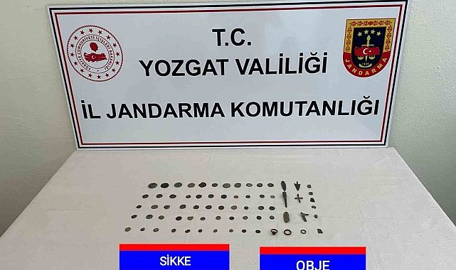69 adet tarihi obje ele geçirildi