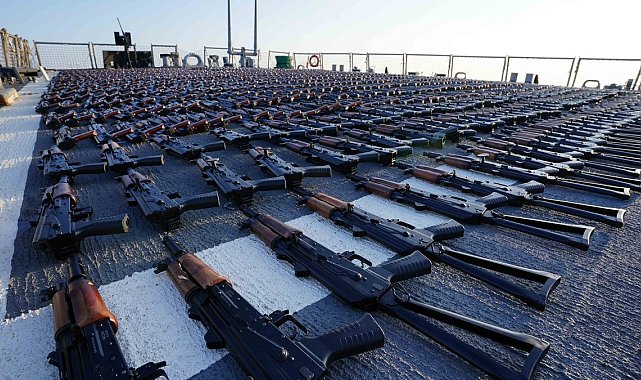 ABD, el koyduğu İran'a ait silah ve mühimmatı Ukrayna'ya gönderdi