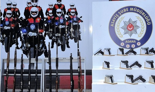Adana'da bir haftada 172 ruhsatsız silah ele geçirildi