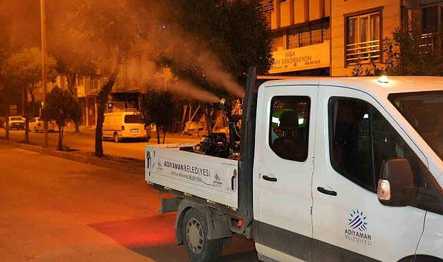 Adıyaman köşe bucak ilaçlanıyor