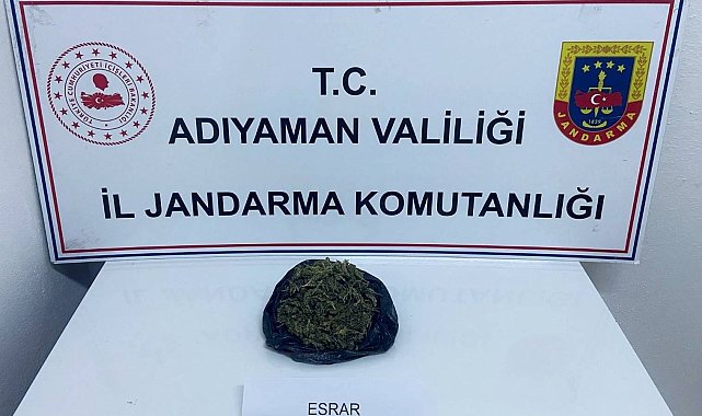 Adıyaman'da uyuşturucu madde ele geçirildi