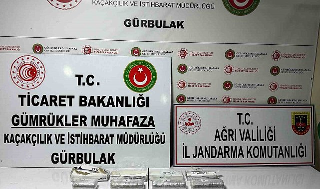 Ağrı'da uyuşturucu ve kaçak malzeme operasyonu