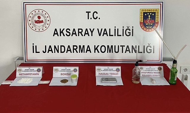 Aksaray jandarmadan uyuşturucu operasyonu: 2 gözaltı, 1 tutuklama
