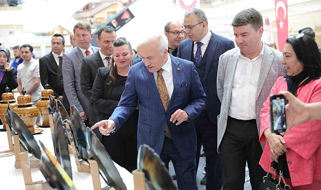 Aksaray'da 'Ceza İnfaz Kurumları El Sanatları Sergisi' açıldı