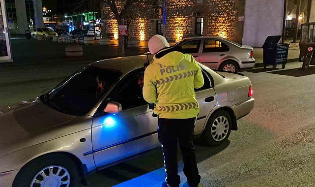 Alaca polisinden huzur ve asayiş uygulaması