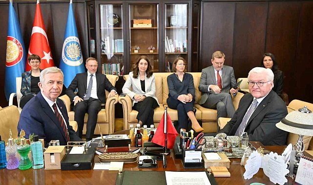 Almanya Cumhurbaşkanı Steinmeier, ABB Başkanı Mansur Yavaş'la görüştü