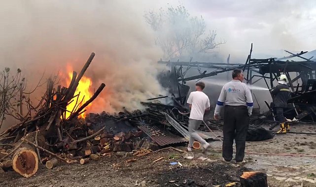 Amasya'da hissedilen depremden dakikalar sonra korkutan yangın