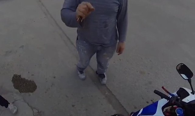 Amasya'da motosikletli genci vatandaş böyle uyardı: "Yarış tekliflerini geri çevir"