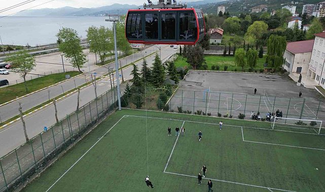 Antalya'daki teleferik kazasının ardından Trabzon'da teleferik tatbikatı yapıldı